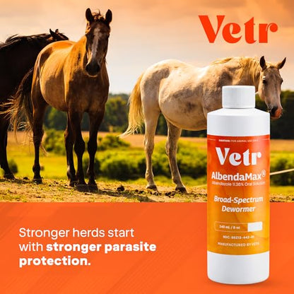 vetr AlbendaMax Oral Suspension, Liquid for Cattle, Sheep & Goats – 240 mL - size: 240mL