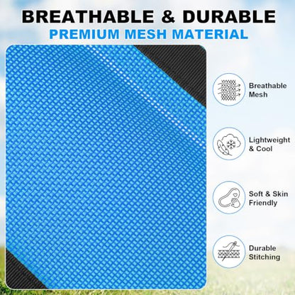 Donkey Fly Boots, Breathable Mesh Leg Wraps - color: Blue