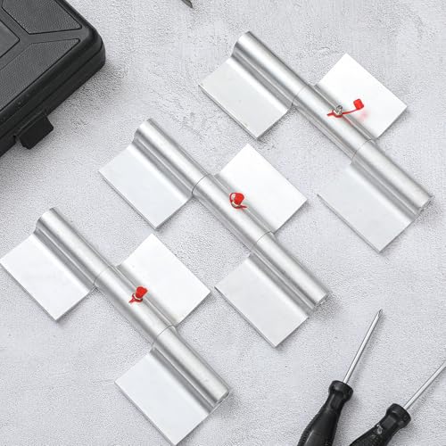 Zonon 6 Pcs 4 Pcs 9" Aluminum Greaseable Weld on Door Hinges Ramp Gate