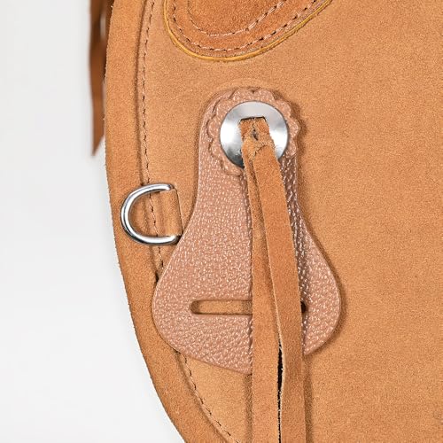 HILASON Western Baretek Bareback Pad Horsemanship Treeless Leather Black | Saddle Riding for Horses
