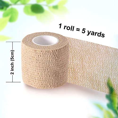 Self Adhesive Bandage Wrap, Self Adhering Bandage, Vet Wrap for Dog Tape - size: 2 Inch
