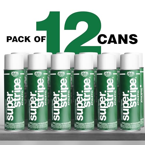 Fox Valley Athletic Field Striping Paint 18 oz Pack of 12, White - color: Athletic White