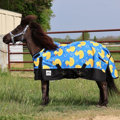 Duck Bubbles 1200 Denier Adjustable Neck Turnout Sheet - size: 40 - 42