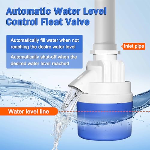 1" Water Float Valve for Water Tank, Water Troughs, Pond, Pool, Livestock - color: 1" Top Inlet