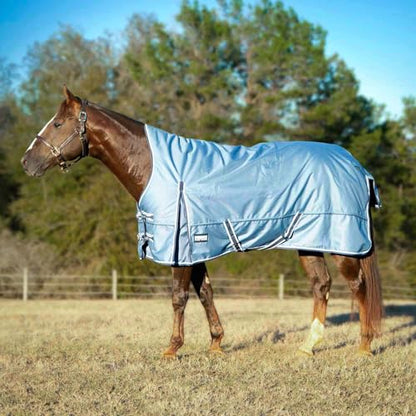 Durable 1200 Denier Protection with Extended Neck - Crafted with a Tough, Ripstop 1200 Denier Outer Shell, This Waterproof and Breathable Turnout Blanket Features an Extended Neck Design for Added - size: 84 in