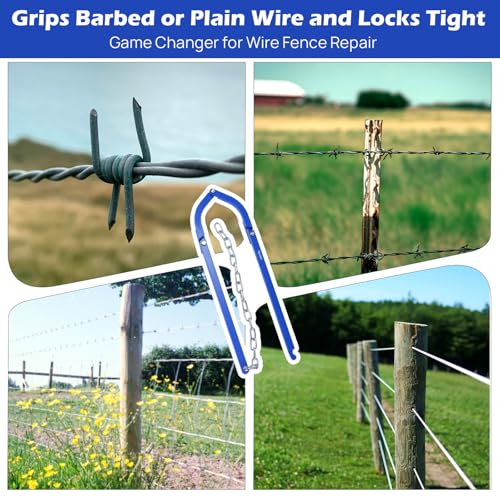 Fence Tightener, Heavy Duty Barbed Wire Fence Stretcher