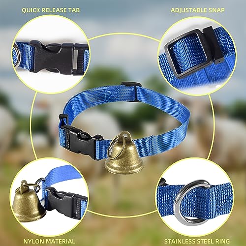 14 Pack Goat Collars with Bells