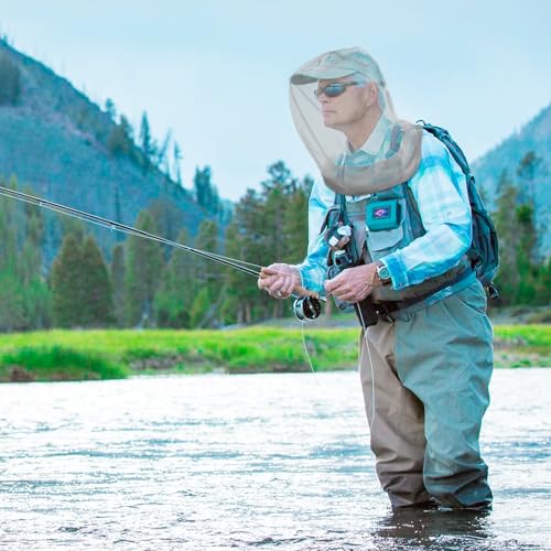 South to East Mosquito Head Net for Insects 2 Pack, Fly & Bug Protection - color: Gray