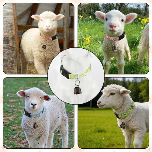 5 Pack Fruit Goat Collars with Bells,Anti-Lost Pet Collar - color: fruit Multi-colored