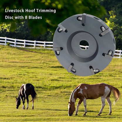 7 Blade Hoof Trimming Disc for 4.5 and 5 Inch Angle Grinders