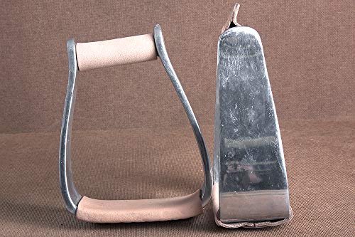 HILASON Western Horse Saddle Aluminium Stirrups Pair