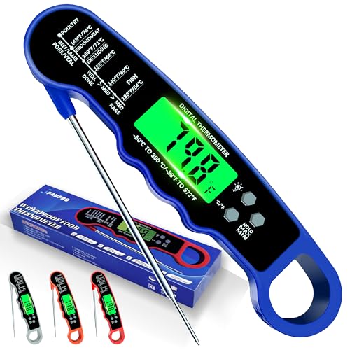 Meat Thermometer Digital, Instant Read Digital Meat Thermometer - color: Blue