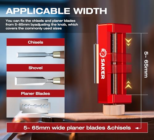 Saker Sharpening Stone with Honing Guide Tool,chisel set for Woodworking,Flattening Stone,Complete Sharpening System Woodworking Tools for Chisel Sharpening and Plane Restoration… - style: Honing Guide Stone Chisel