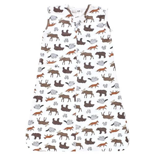 Hudson Baby Unisex BabyCotton Sleeveless Wearable Sleeping Bag, Sack, Blanket - color: Animal Adventure, size: 0-6 Months