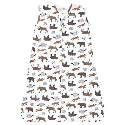 Hudson Baby Unisex BabyCotton Sleeveless Wearable Sleeping Bag, Sack, Blanket - color: Animal Adventure, size: 0-6 Months