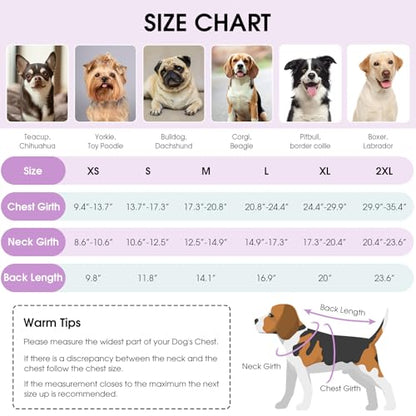 Queenmore Dog Winter Coat, Cold Weather Fleece Dog Jacket, Small Dog Coat - color: Tie-Dye, size: X-Small