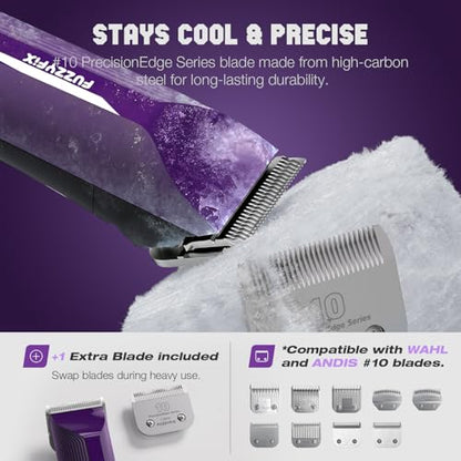 AmpFix Professional Dog/Pet Grooming Clippers 2-Speed Heavy-Duty