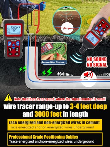 NF-826 Underground Wire Locator Buried Cable Tracer Tone Generator