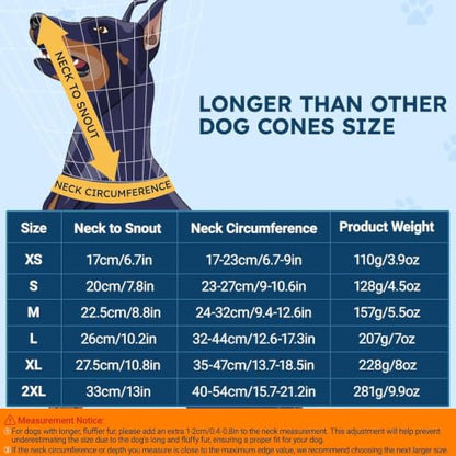 Soft Dog Cone Collar for Large Dogs After Surgery Adjustable - color: Pink, size: S (Neck Girth:9.1-10.7in)