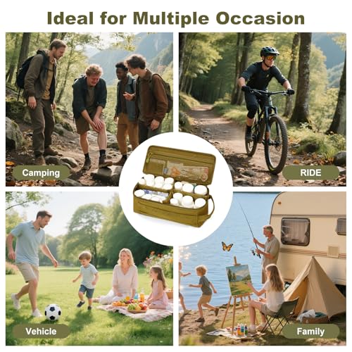 Travel Medicine Bag,Medication Pill Bottle Organizer Empty Case - color: Brown