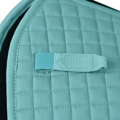 WeatherBeeta Prime Air-Tec Dressage Saddle Pad - color: Light Aqua, size: Large