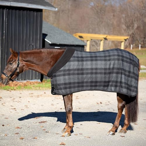 Equinavia Ulla Wool Cooler - Black/Grey - 76 in - color: Black/Grey, size: 76 in