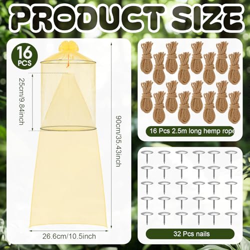 Qualirey 2 Pack Spotted Lanternfly Trap Lanternfly Killer for Tree,Yellow - color: Yellow