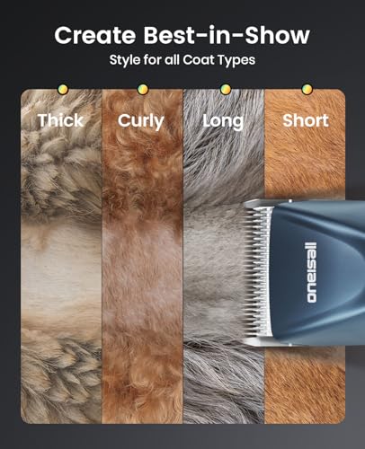 oneisall Professional Dog Grooming Clippers Replacement Blade (5FC) - size: 5F