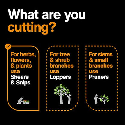 Fiskars 6" Curved Micro-Tip Pruning Snips, Garden Scissors For Tight Spaces | Take-Apart Design, For Intricate Trimming & Shaping, Steel Blades with Easy Action Spring, SoftGrip Handles, Sheath Included - style: Curved Snips