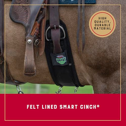 Weaver Leather Equine Felt Lined Smart Cinch - color: Black, size: 36-Inch