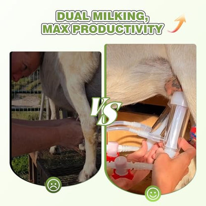 φ25mm Double Head Teat Cup for Goat, Milking Machine Accessory - style: Cups for goat