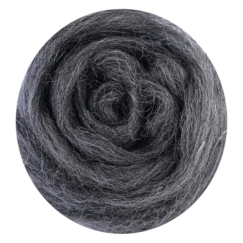 There are 170 Colors and 9 Shades Available This Woollen Yarn is Made of 100% Pure Wool Weighs 3.53oz(100 g) and issuitableformediumtolargeDIYneedlefeltingprojects (Black White Tones, A5) - color: A5, style: Black white tones