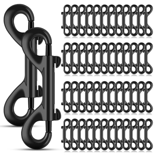 ERKOON 3.5 Inch Double Sided Clips Trigger Snaps for Horse (50 Pack) - size: 50 Pack