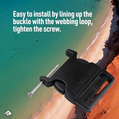Sea to Summit Field Repair Buckle, Side Release 1 Pin, 3pk, 50mm / 2in - style: 50mm / 2in