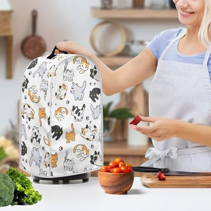 Stand Mixer Organizer Juice Machine Protective Cover Stylish Blender Dust Covers Fashion Kitchen Applliances Blender Cover Cartoon Cat - color: Cartoon Cat