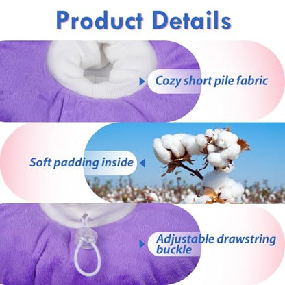 Cat Cone Collar Soft, Adjustable & Lightweight Kitten Elizabethan e Collar to Stop Licking After Surgery, Ideal for Wound Recovery, Durable & Machine Washable, Purple Small - color: Purple, size: Small(Neck:5.9")