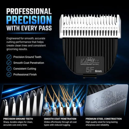 Kenchii Flash Clipper Blade 5F(6mm), Original Flash Only - size: 5F