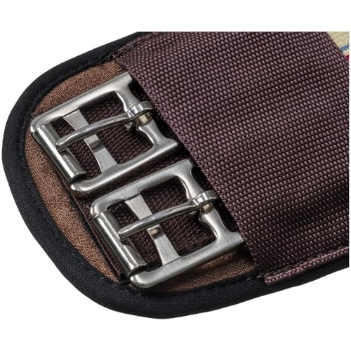 Tough 1 Air Flow Nyloprene English Girth 44 Brown - color: Brown, size: 44