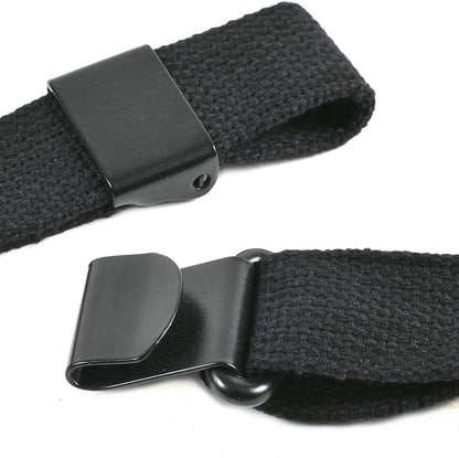 M1 Garand Cotton Sling (Black) US WWII M1 Garand Canvas Rifle Web Sling with Correct WW2 Hardware