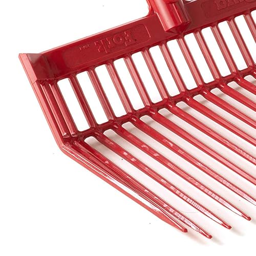 Little Giant® PDF103RED 13 Inch DuraFork Polycarbonate Attachable Pitchfork Tool Replacement Head with Angled Tines, Red (4 Pack)