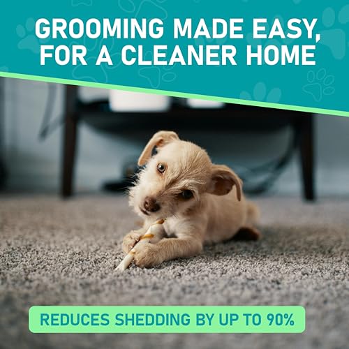 Maxpower Planet Pet Grooming Brush - Double-Sided Undercoat Rake for Dogs and Cats, Extra Wide, Reduces Shedding by 95%, White - color: White, size: Large