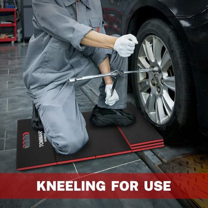 TOMMARS 0.9-Inch Thick Foldable Mechanic Kneeling Pad 44.88 Inches Unfolded - size: 44.8in Length-5-Fold