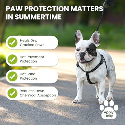 PawSono Lick-Safe Dog Paw & Nose Balm with Coconut Oil - size: 2.1 oz (Pack of 2)