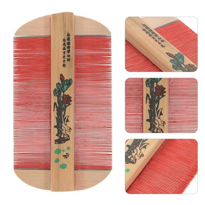 IMIKEYA Suyod Hair Comb from The Philippines - Double-Sided Comb for Removal Fine Tooth Design for and Nit Treatment at Home or Travel - size: M