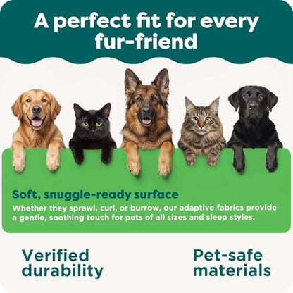 FurHaven Waterproof Blanket & Furniture Protector Cover with Non-Slip Backing, Machine Washable, Jumbo/King, Quilted Twill, Gray - color: Quilted Gray, size: 96" x 82" - King