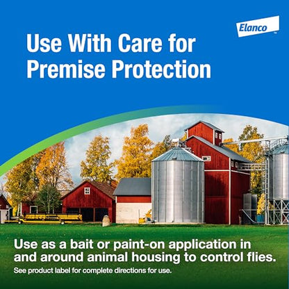 Elanco Animal Health QuickBayt Fly Bait | Premise for Livestock Facilities | Controls Flies | 5 lb Pail