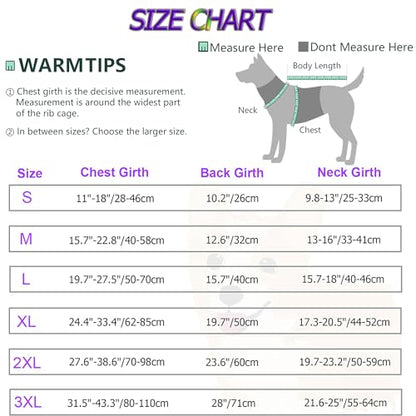 Dogcheer Warm Dog Coat, Christmas Dog Jacket Waterproof Puppy Winter Coat with Buckles, Reflective Adjustable Pet Snow Jacket Turtleneck Fleece Sweater for Small Medium Large Dogs - Purple, M - color: Purple, size: Medium