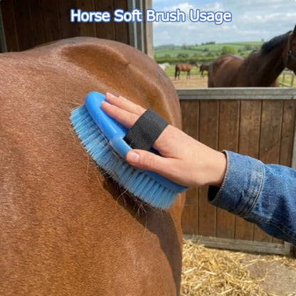 Horse Grooming Kit 13 Piece, Horse Brushes for Grooming Supplies Set