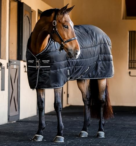 Horseware® Amigo® Ripstop Insulator Stable 50g - Black/Black & Silver, 69 inches - color: Black/Black & Silver, size: 69 inches