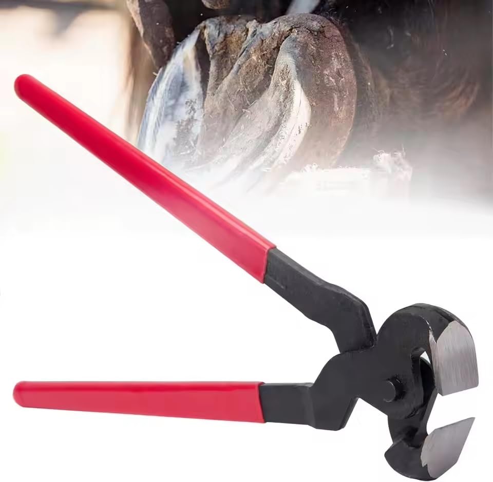 EatingBiting Hoof Nipper 14" Horse Hoof Trimmers with Rubber Grip for Horses Heavy Duty Farrier Nippers Horse Equipment Equestrian Farrier Nippers Horse Equipment Equestrian